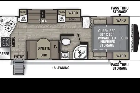 IBB Coachmen freedom express 246 RKS Travel Trailer