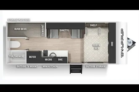 Forest River Cherokee Wolf Pup 16BHS Travel Trailer