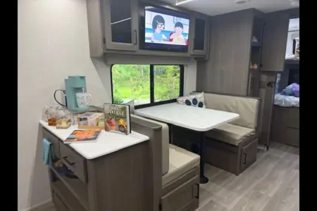 Tim and Gina's TRANSCEND the boring Travel Trailer