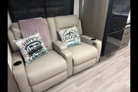 Tim and Gina's TRANSCEND the boring Travel Trailer