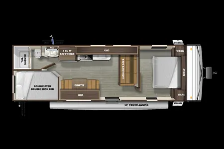 Clean & Fully Equipped Family Bunkhouse – Easy Setup Starcraft 26BH