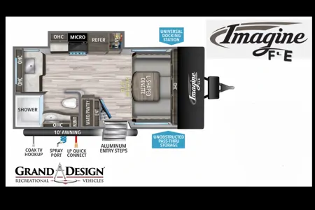 PABLO'S 2021 Grand design imagine fle 15 Travel Trailer
