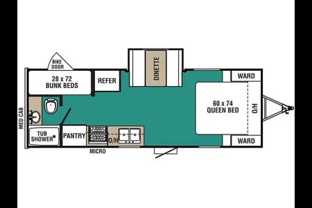 Forest River Viking 21BHS Travel Trailer