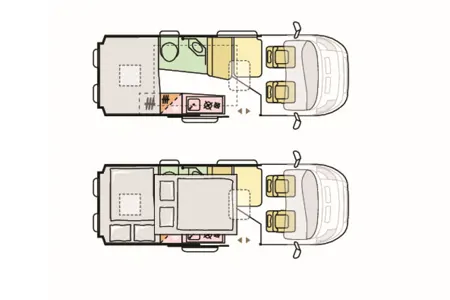 Camper Montenegro Recreational Vehicles  - Adria Twin Sport 600 SPB Class B