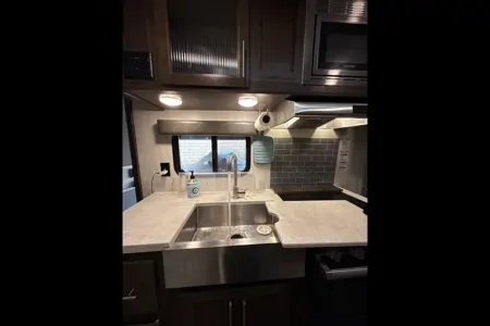 Brooke's Forest River Grey Wolf Fifth Wheel