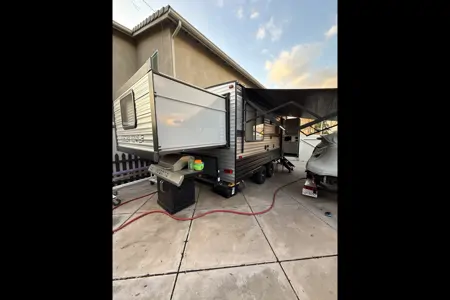 Brooke's Forest River Grey Wolf Fifth Wheel