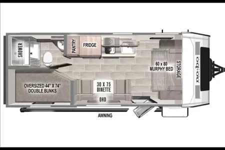 Britni's Forest River No Boundries Travel Trailer