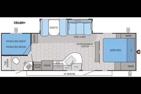 Pleasants' Jayco 28DSBH Travel Trailer
