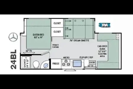 Cascade cruiser - Thor Motor Coach Four winds 24bl Class C