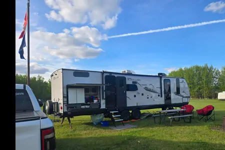 37 Foot Forest River Cherokee Black Label Travel Trailer