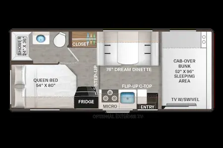 New 2024 Thor Chateau Class C 24 ft. - FREE PRIVATE SHUTTLE - Mathilda