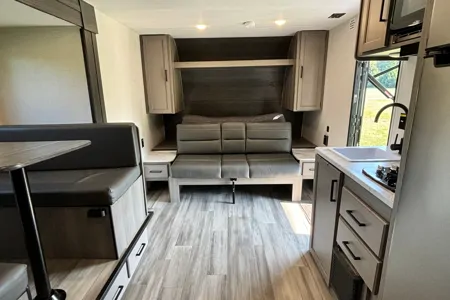 Ashley's perfect family trailer! 2024 keystone hideout 181BH Travel Trailer