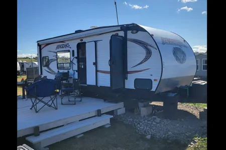 David 's Forest River Vengeance 25v Toy Hauler