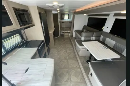 Jordan's Forest River Wildwood Travel Trailer