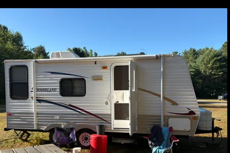 Charla's one of a kind Keystone SM1 Travel Trailer