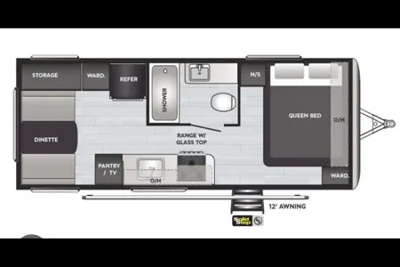 Charla's one of a kind Keystone SM1 Travel Trailer