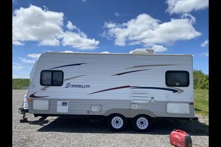 Charla's one of a kind Keystone SM1 Travel Trailer
