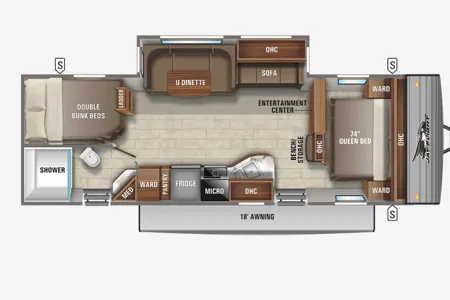 Nathan's Jayco 28BHBE Travel Trailer