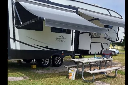 Disney and Orlando Area. DELIVERED. Mike and Mary's. 2021 East to west Tandra Fifth Wheel (2) KING SIZE BEDS. 