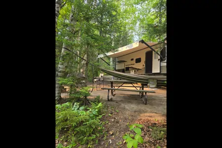 Travel Trailer with Outdoor Kitchen