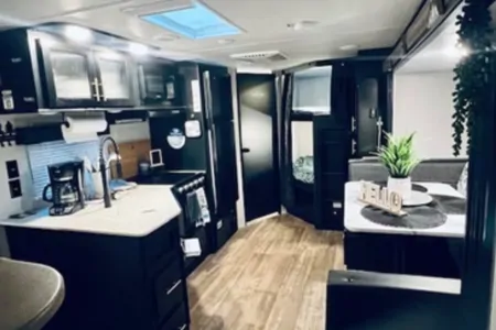 Elegant Grey Wolf 23DBH Travel Trailer