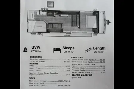 Starcraft 26BH Travel Trailer with perks!