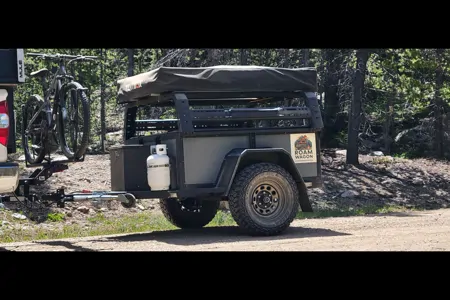 The Roam Wagon - Overland Trailer w/ 4 Person Roof Top Tent