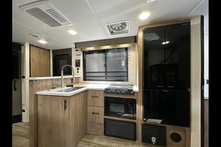 Christie and Steve's Forest River Campsite Reserve 26CJ Travel Trailer