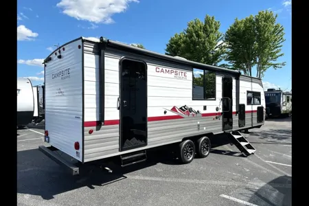 Christie and Steve's Forest River Campsite Reserve 26CJ Travel Trailer