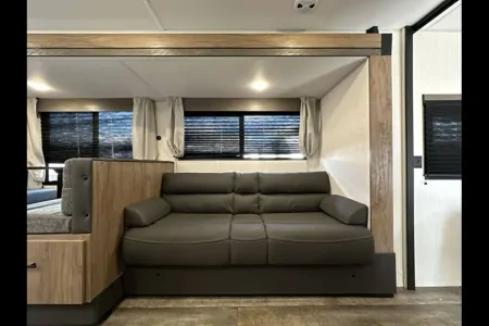 Christie and Steve's Forest River Campsite Reserve 26CJ Travel Trailer