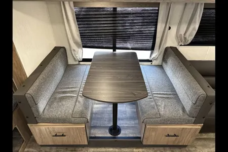 Christie and Steve's Forest River Campsite Reserve 26CJ Travel Trailer