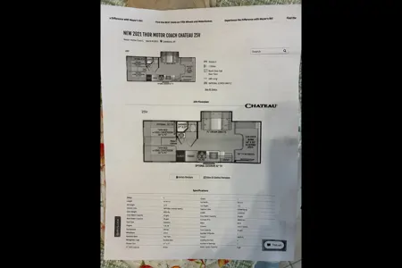 William's Thor Motor Coach Ford Thor Chateau 25 VF Class C