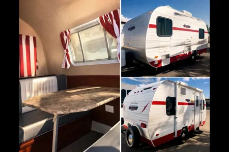 ✨ Retro Escape – Lightweight Off-Grid White Water Trailer ✨