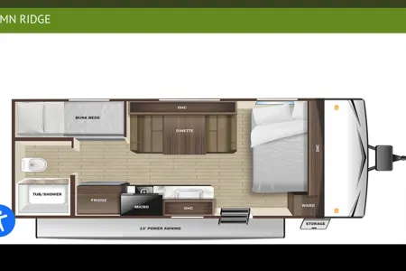 Jaatra (Travel ) - 19’ Bunkhouse trailer