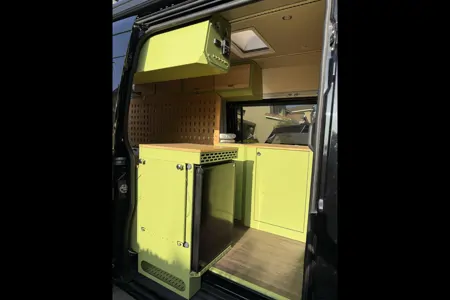 "Avocado" - SPRING LE TOUR's Mercedes 144 High Roof Van
