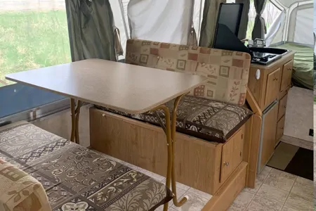 25' Tent Trailer With Slide Out Dinette