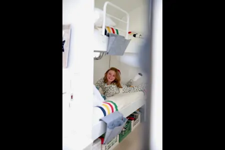 Hudsons Bay Themed Vintage Airtream