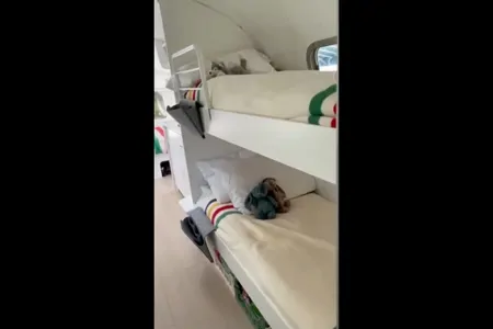 Hudsons Bay Themed Vintage Airtream