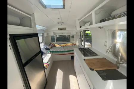 Hudsons Bay Themed Vintage Airtream