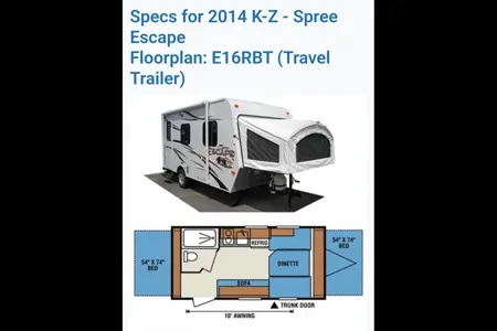 2014 K-Z Spree Escape E16RBT Hybrid