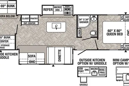  2021 Palomino Puma  32 BHKS Travel Trailer