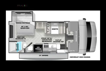 2023 Forest River SUNSEEKER 2250(Bedroom slide) - Sleeps 5!