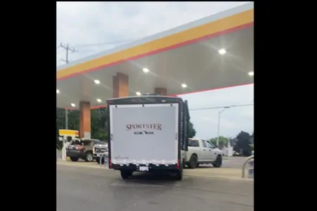 KZ Sportster Toy Hauler camper