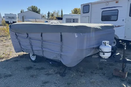 Hawk- Palomino Yearling Tent Trailer