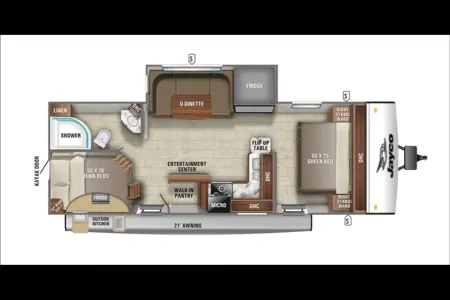 "Wheely" The Camper - Jayco Feather 24BH Clean & Spacious