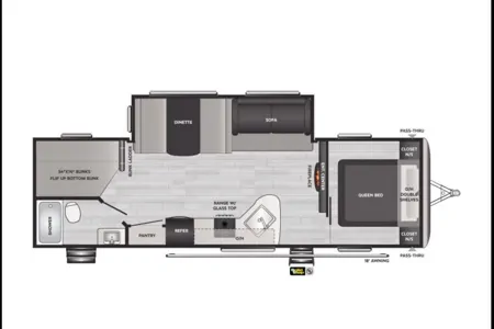 Springdale w/ Bunks: No Prep fee: Fully Equipped: Delivery Available ($85)