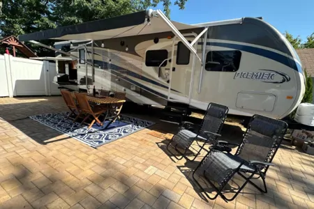 Rolling Retreat, Keystone Bullet Premier 31 BHPR Travel Trailer