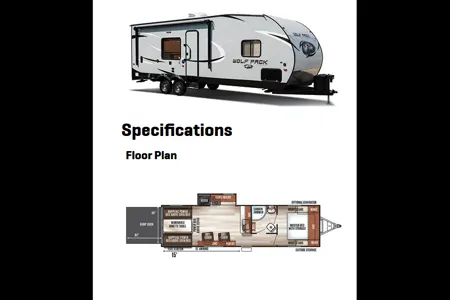 Kristin's Forest River Wolfpack 23pk15 Toy Hauler