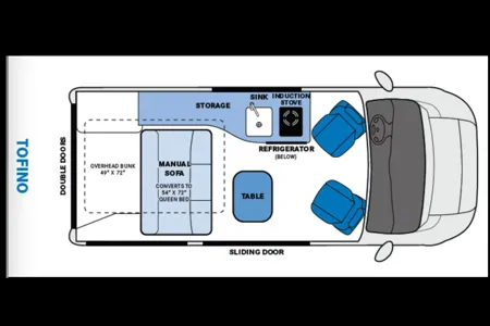 Ram Promaster - Pleasureway Tofino Pop Top Full Camper-  Sleeps 4!