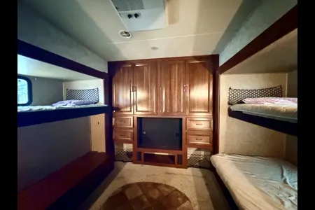 Bayou Ball Farms Forest River Sandpiper Fifth Wheel